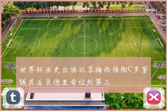 世界杯历史出场记录梅西领衔C罗紧随其后莫德里奇位列第三